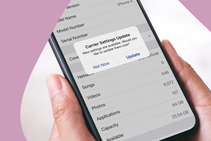 How to Manually Check for Carrier Settings Update on iPhone