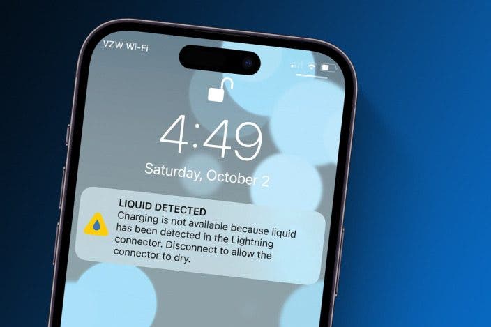 Liquid Detected in Lightning Connector or USB-C Port: What to Do