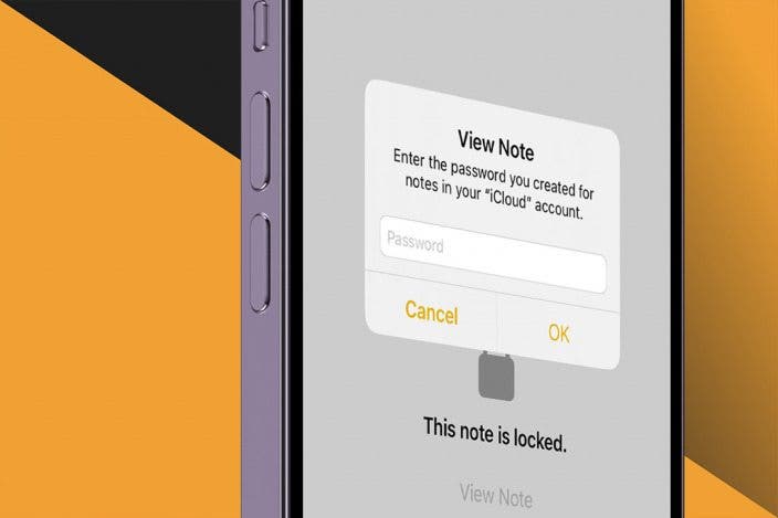 Lock Notes with a Unique Password for Each Account