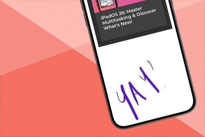 Use Markup to Add a Drawing to an Email on iPhone