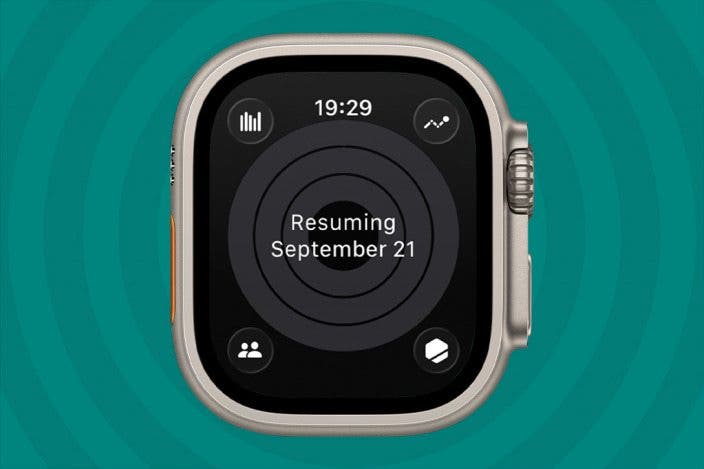 How to Pause Your Activity Rings Streak on Apple Watch
