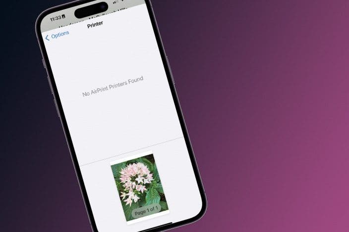 Fixed: No AirPrint Printers Found