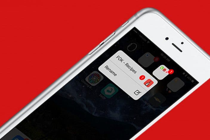 How to Quickly Rename a Folder with 3D Touch on iPhone