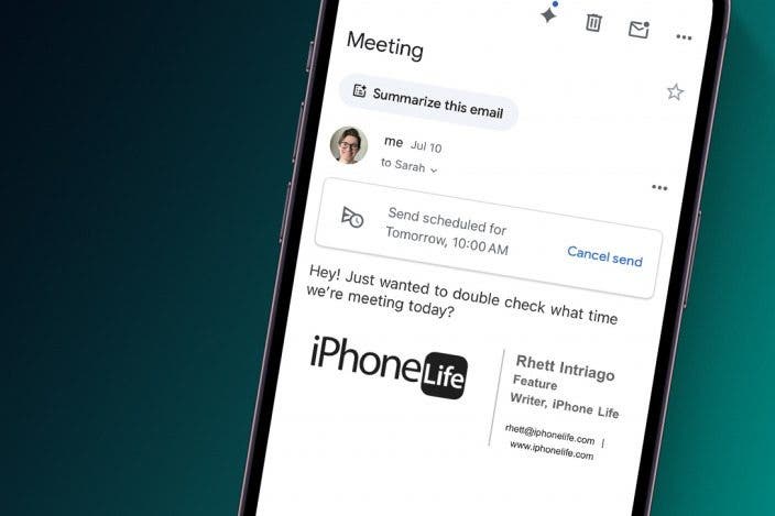 How to Schedule an Email in the Gmail App on iPhone