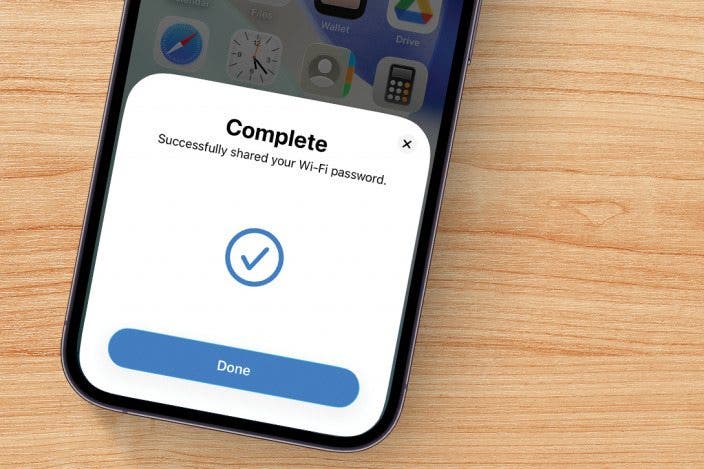 How to Share Wi-Fi Password with a Single Tap