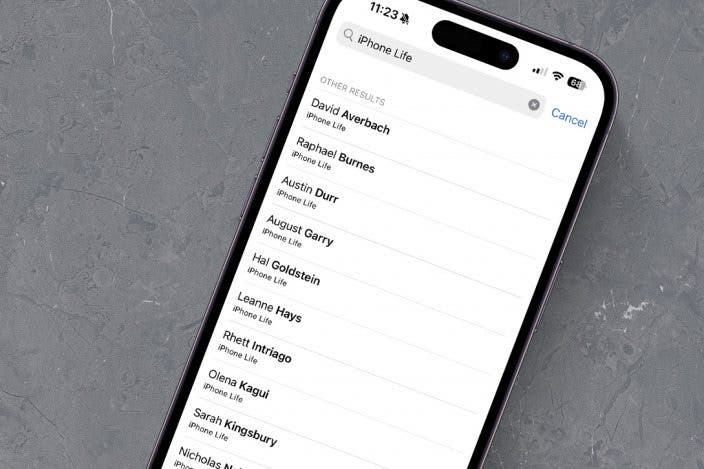 How to Sort Contacts by Business Name
