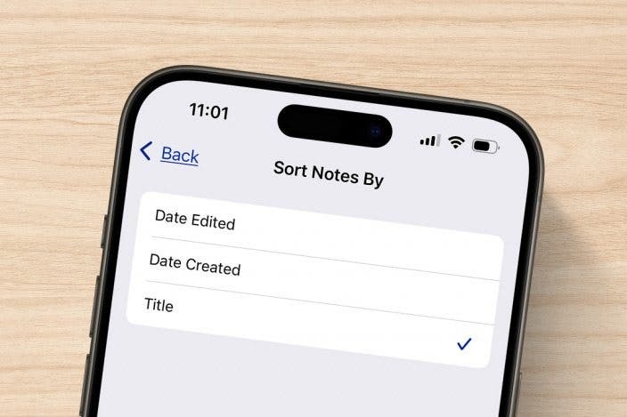 How to Sort Notes Alphabetically on Your iPhone & iPad