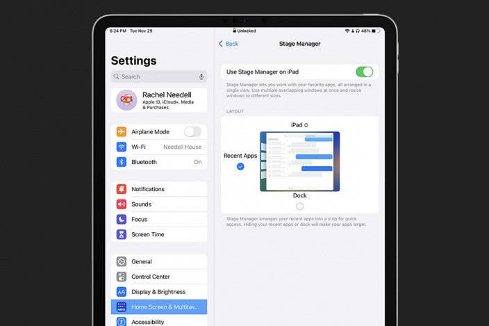 How to Edit Stage Manager to Hide Dock & Recent Apps