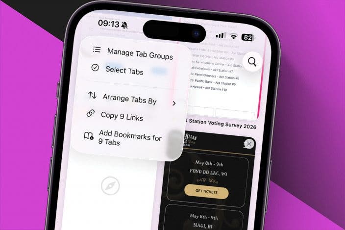 How to Copy All URLs in Open Tabs on Safari
