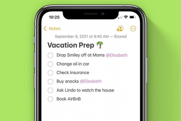 How to Tag Someone in Notes on iPhone