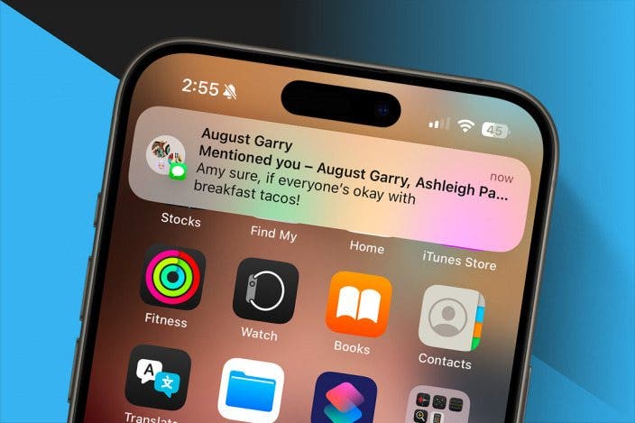 How to Tag Contacts in a Group Chat on Your iPhone