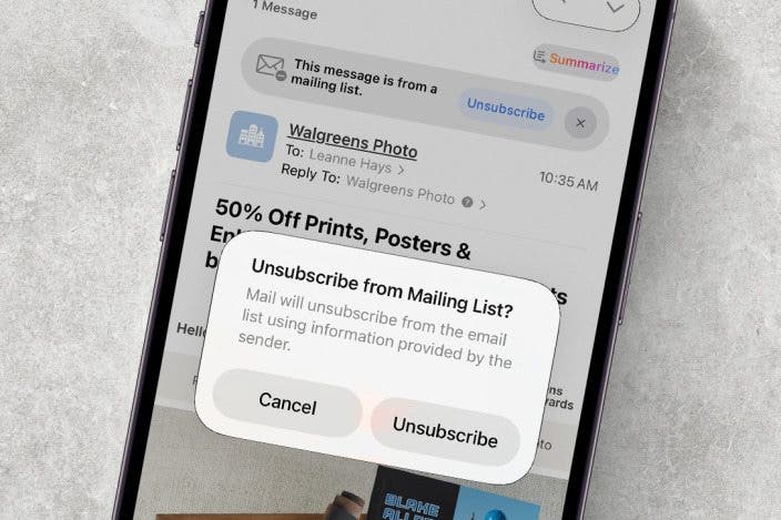 How to Unsubscribe from Emails Quicker than Ever Before (iOS 26)