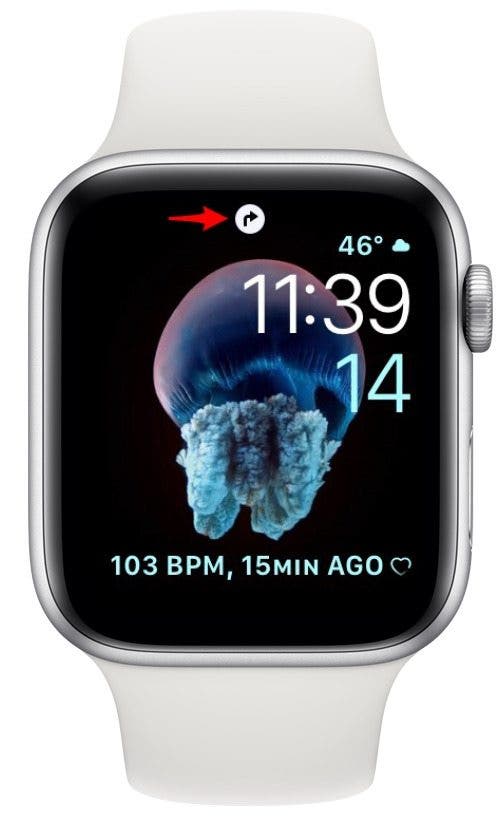 turn right arrow icon on apple watch