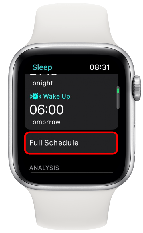 tap Full Schedule and go through steps 15 - 19 for each one.