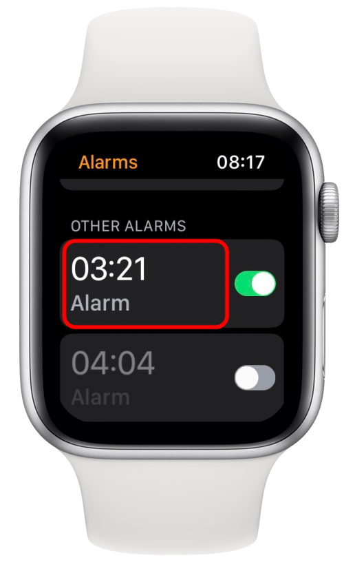 How to set an alarm on sale on apple watch series 3
