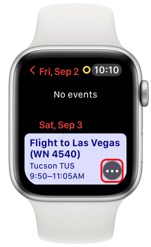 Tap the more icon