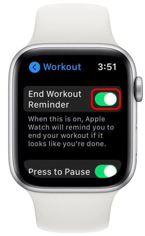 How to Turn Off Start & End Workout Reminders on Your