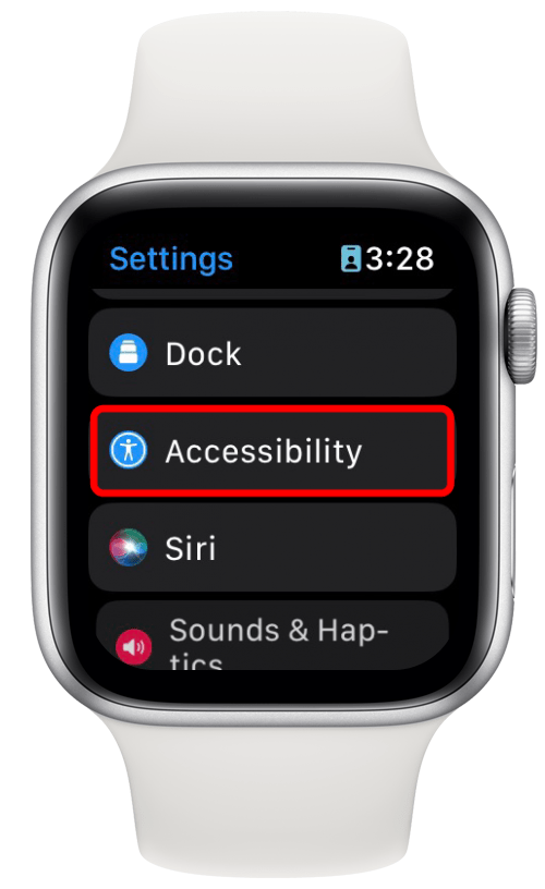 Tap Accessibility.