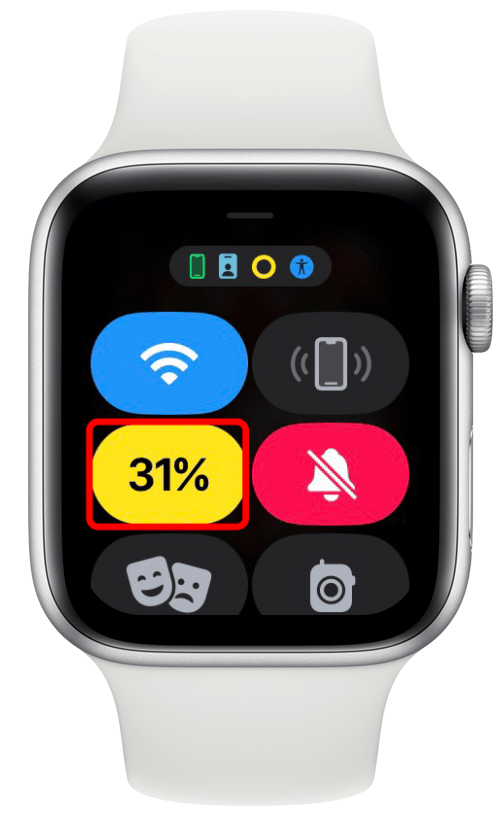 low power mode turns battery icon yellow