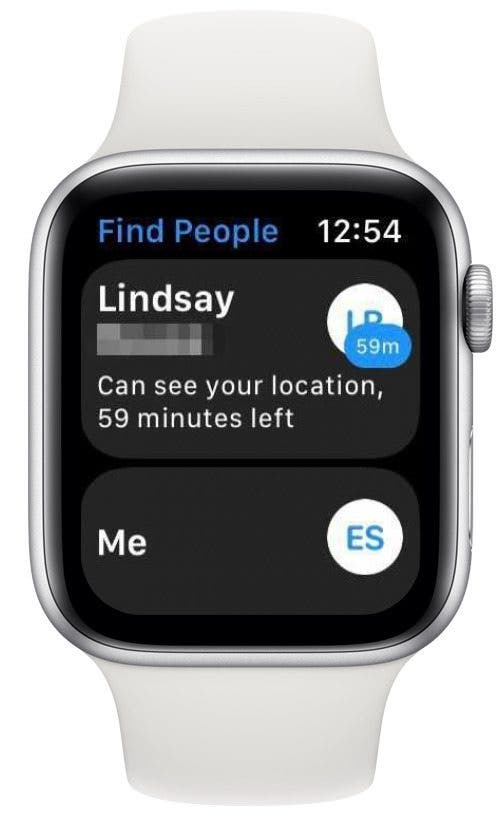 Last location of cheap my apple watch