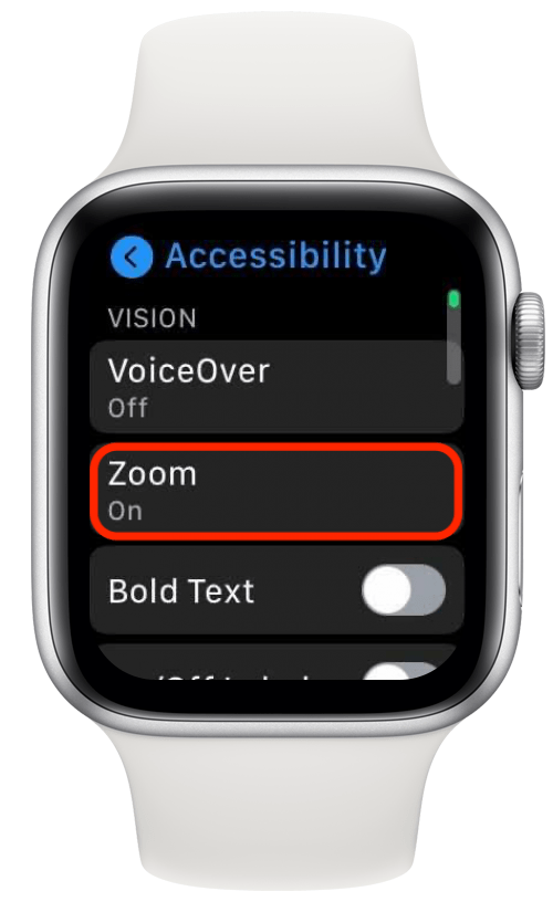 How to on sale unzoom apple watch