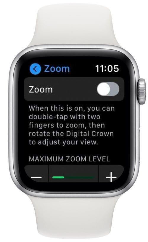 How To Zoom in & Out on Apple Watch (Series 6,5,4,3,SE) - YouTube