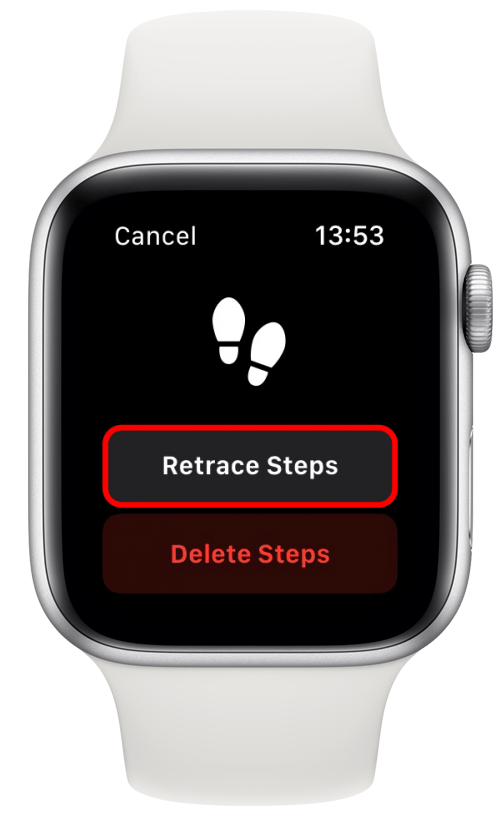 select Retrace Steps.