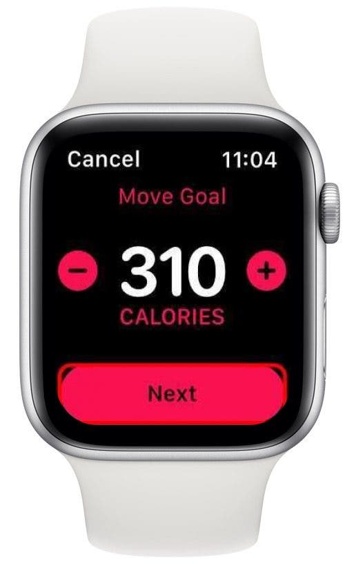 How to change activity goal sales on apple watch series 3