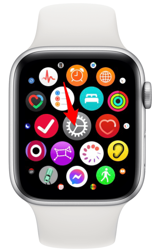 On your Apple Watch, open Settings.