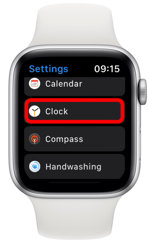 Tap Clock.