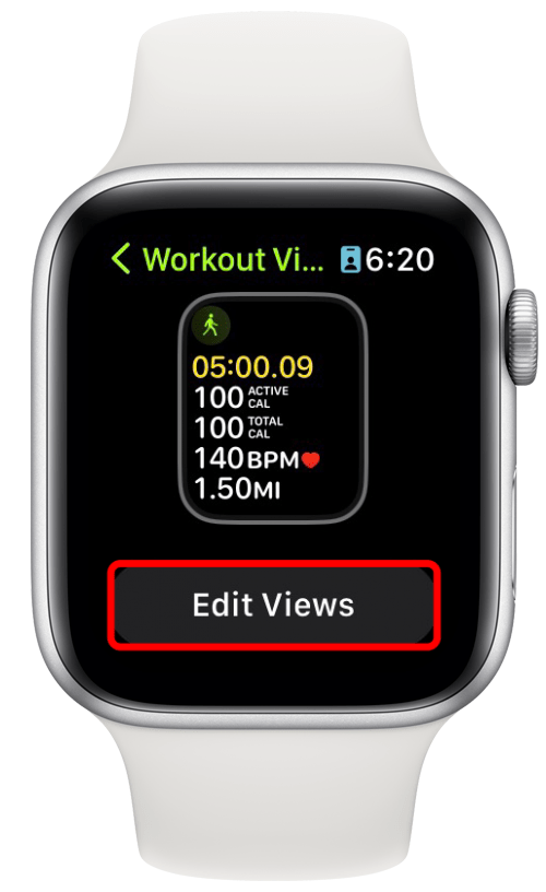 Tap Edit Views.