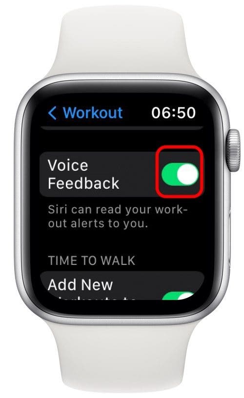 Apple watch workout voice feedback best sale