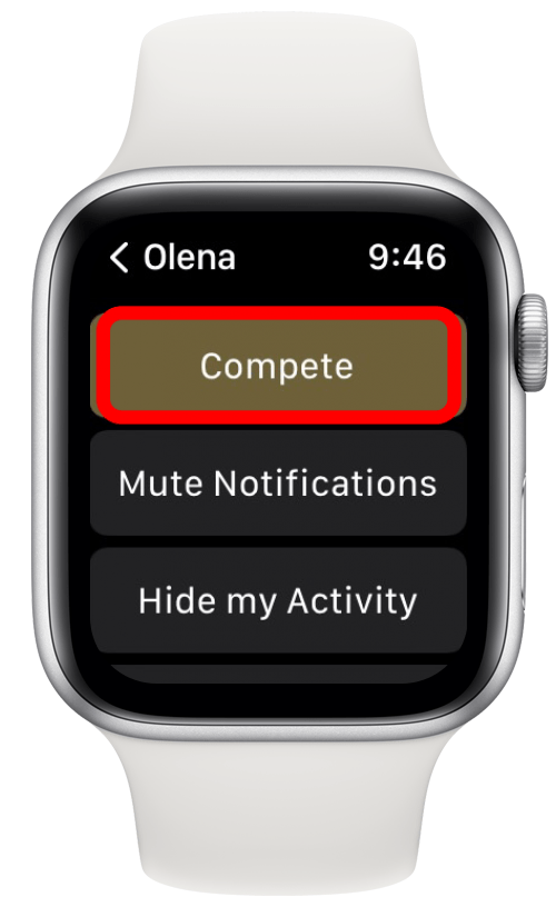 Apple watch competition with friends sales