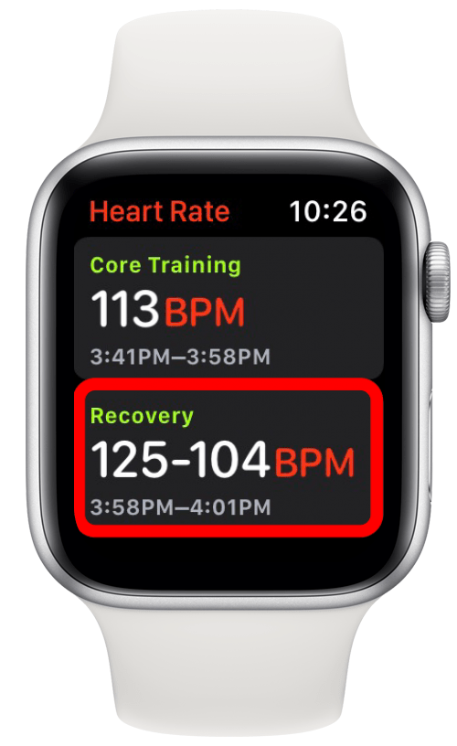 Track Heart Rate Recovery on Apple Watch iPhone www.iphonelife