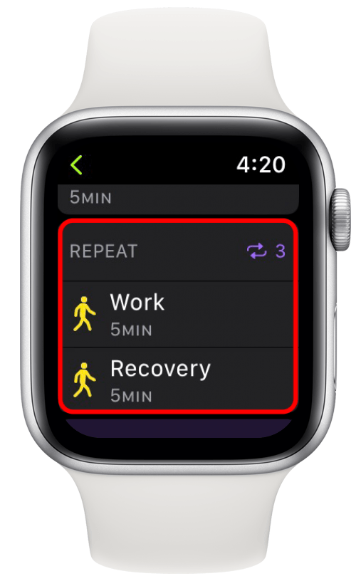 Apple watch 4 interval running new arrivals