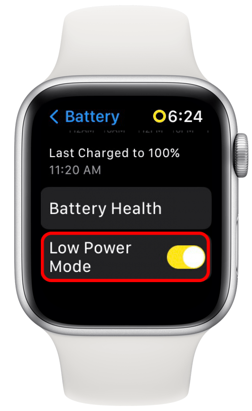 How to turn power reserve off on apple watch outlet