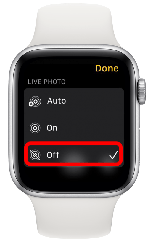 How to use camera sales on apple watch 5