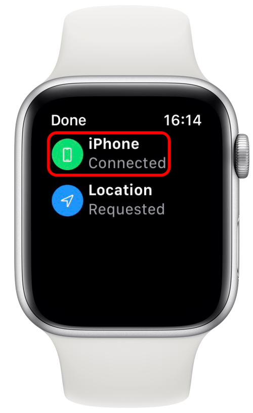 Apple Watch icons - information icon white