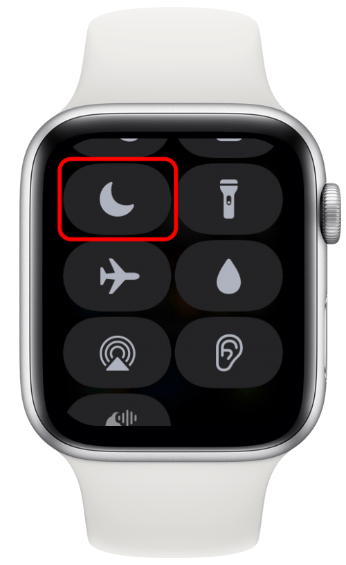 Apple Watch icons - what does the moon mean on iphone