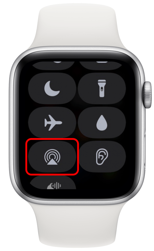 Apple Watch icons - where is the i located on apple watch