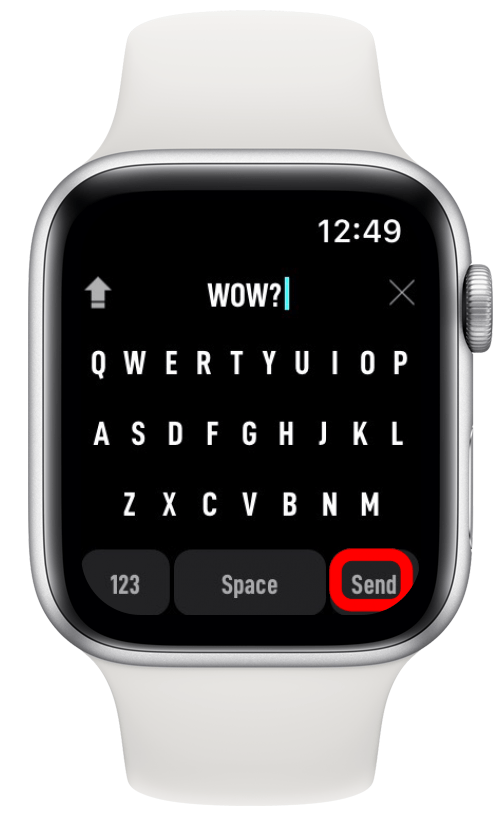 can you text on apple watch series 4