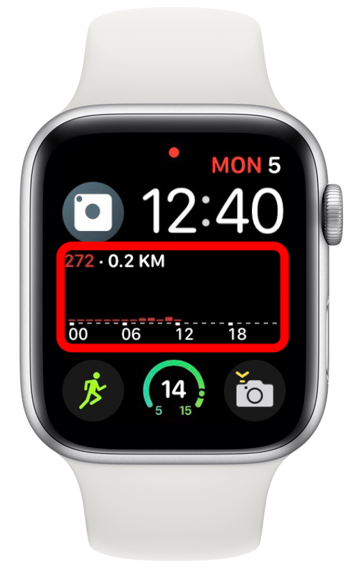Pedometer++ shows your steps on your Apple Watch face