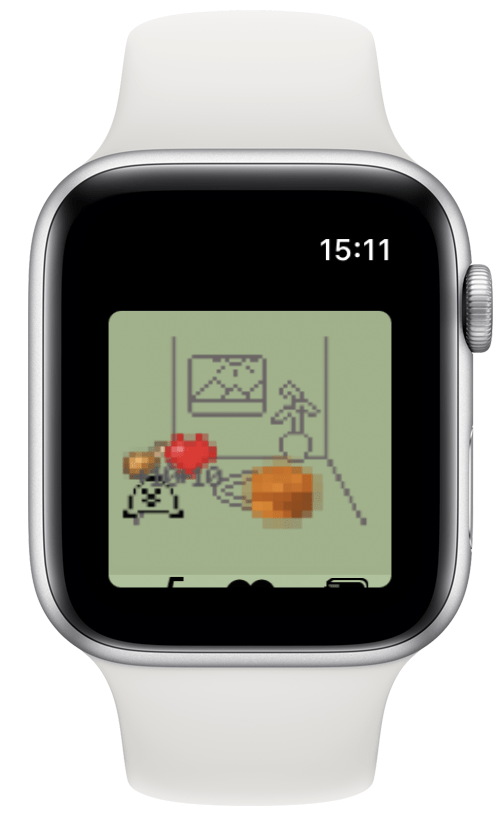 Virtual pet game on Apple Watch