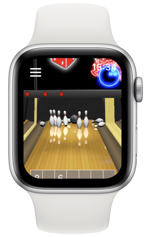 Bowling game for Apple Watch