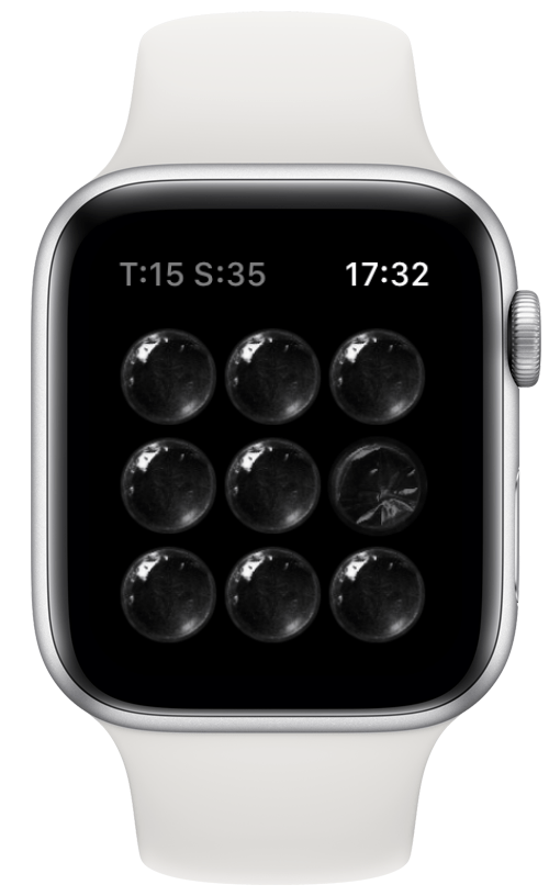 Pop game for Apple Watch