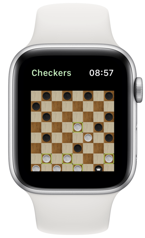 Checkers game for Apple Watch