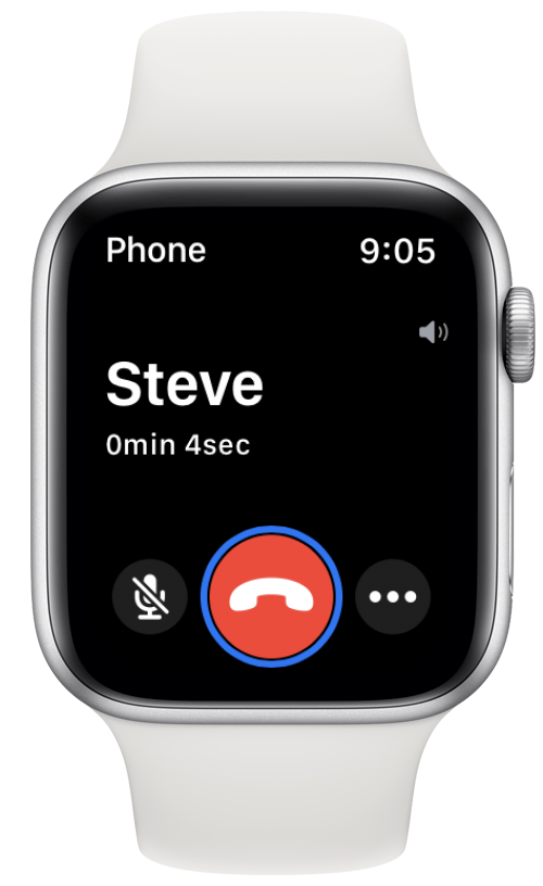 Can you answer top calls from apple watch