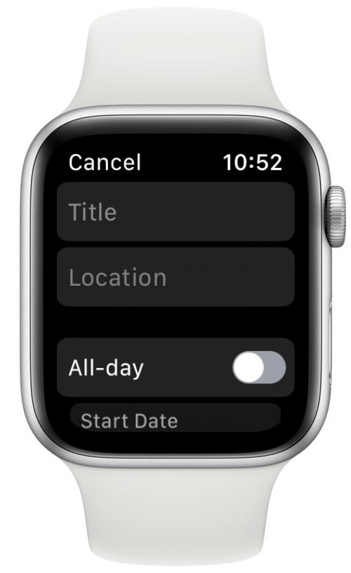 How to Create Apple Watch Calendar Events