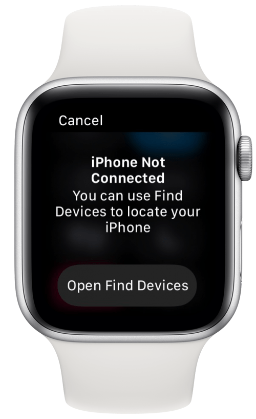 If it doesn't work and you see this screen, your phone is off or not in range.