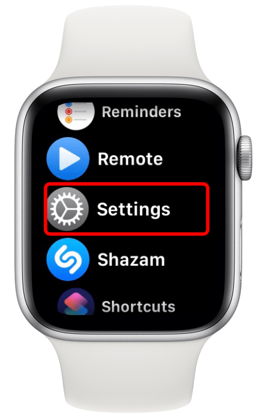Tap Settings.